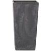 Prosperplast Fioriera Urbi Fioriera Quadrato design 2in1 con vaso in plastica Altezza 750 mm Capacità: 37,0 L / 91,5 L(Antracite) (Antracite)