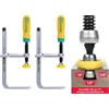 MICROJIG GRR-Ripper DVC-538K2 - Morsetti a coda di rondine, colore: giallo/verde
