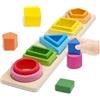 wotoyd Giocattoli Montessori da Impilare e Ordinare 1 2 3 Anni - Gioco Bambini Montessori di attività e Sviluppo Giochi Educativi Puzzle in Legno Colori Pastello Giochi Montessori Regalo per i Piccoli 1 Anno