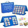 BOHEMIABY Agenda Visiva Bambini Autismo Libro, Calendario Bambini con Tabella Delle Ricompense, Routine Piano Bambini Giornaliera con 196 Carte, Adatto Famiglie Autismo(Versione Inglese)