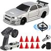 Vefacion Mini RC Drift Car con Gyro 1/43 Scale 2,4GHz 15KM/H Alta Velocità Sport Auto da Corsa 4WD Tabletop Telecomando Auto per Ragazzi Ragazze e Adulti Regalo