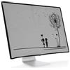 kwmobile 27-28 Monitor Cover - Protezione Monitor PC Antipolvere Schermo Computer - Custodia Protettiva Amore