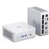 MINISFORUM UM880 Plus Mini PC, AMD Ryzen 7 8845HS (8C/16T, fino a 5.1GHz), grafica Radeon 780M, OCuLink, triplo display, 8K@60Hz, 5 porte USB, Wifi 6e, barebone senza RAM/SSD