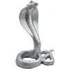 SHTWX Statua a forma di serpente di cobra, scultura a forma di animale da collezione, regalo per gli amanti dei serpenti, decorazione per casa e ufficio, accessori da scrivania, decorazione da giardino,