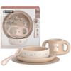 Suavinex Set Svezzamento Bambina, Training Esercitarsi A Mangiare Da Soli, Cinque Pezzi, Confezione Da Uno, Rosa, ‎8.3 x 41.4 x 31.4 cm, 500 grammi, Modelli assortiti