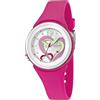 Calypso Orologio Donna Analogico in Gomma Rosa | Movimento al Quarzo, Orologi Donna, Vetro ad Alta Resistenza, Impermeabile 10 ATM K5576/5, Trendy