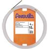 Anguila | Guida Passacavi | Terminali Fissi | Monofilamento | Nylon | Colore Bianco | Diametro 4 mm | 10 metri