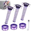 wonderforday 3 set di filtri V8 per Dyson, filtri di ricambio accessori per filtro V8 Absolute Animal, SV10, SV11, SV25, SV37, 3 kit filtro post-motore HEPA, 3 filtri Star Pre e 1 spazzola di pulizia, parte n
