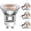Lamptobe Lampadine LED GU10 2W Bianco Caldo 3000K, MR11 Mini Riflettore Lampadina Spot 150 Lumen Luce Non Dimmerabile, Equivalenti 20W Lampadina 230V, Angolo del Fascio di 36° (4 Confezioni)