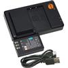 QIAO JIN LIN NP-140 Batteria al litio (2 pacchi) e caricatore doppio compatibile con Fuji FinePix S100FS S200EXR