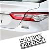 JNNJ Accessori Adesivi Laterali per Coda Auto, Shitbox Edition Logo 3D Emblema Distintivo Adesivo, Adesivo Di Ricambio per Parafango 3D, Accessori Adesivi Decorazione Universali per Autoveicoli
