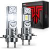 Torchbeam [Aggiornamento 2026] H7 LED 34000LM 6500K Bianco Freddo | 500% Luminosità, Dimensioni Mini 1:1, Plug and Play, Per Fari Auto e Moto, Pacco da 2