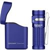 OLIGHT Baton4 Kit 1.300 lumen LED torcia ricaricabile magnetica con custodia di ricarica di tipo C e indicatore intelligente EDC torcia tascabile per esterni, interni e ricerca (blu regale)