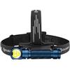 OLIGHT Perun - Torcia frontale a 3 LED, 3000 lumen, ricaricabile, con opzione luce rossa, ideale per campeggio, lavoro, riparazioni e attività all'aperto (blu notte)