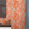 LACHEERY Carta da Parati Fiori Rosso Vintage Autoadesiva 44.5cm x 200cm Carta Adesiva Muro Lavabile per Armadio Camera da Letto Pellicola Adesiva per Mobili Floreale Rossa Adesivi Muro Decorativa
