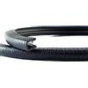 EUTRAS [5 m] Protezione bordi 3-6 mm nero - si fissa senza adesivo - ideale per lamiere e portiere di auto - protegge i bordi - qualità industriale tedesca - spedizione in 24 ore