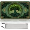 MilkPlaymat MTG Tappetino da gioco Premium XXL (60 x 35 cm), design fantasy ad alta risoluzione, tappetino in gomma antiscivolo per TCG/CCG/MTG (No Zone, mtg50-4)