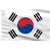 AhfuLife 1PCS Corea Bandiera da 150x 90cm Grande Bandiera della Corea, Doppio Lato con Occhielli in Ottone, per Coppa del Mondo, Eventi di Calcio, Giardini Esterni e Festa
