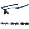 Suertree Fotocromatici Occhiali Da Ciclismo Sportivi Donne Uomini MTB Trasparenti Lenti Bici Bicicletta UV400 Corsa Pallavolo Guida Pesca Golf Escursionismo Alpinismo