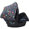 JYOKO KIDS Cappuccio compatibile con Maxi Cosi Cabriofix (HAPPY DINO)