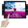 VSDISPLAY Monitor Touch Screen Industriale TFT da 12,1 Pollici 800x600 700 nit, con Porta Audio DVI VGA
