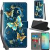PHINIENLAND Cover per Samsung Galaxy A18 / A26 / A17 5G custodia portafoglio Turquoise | 3 scomparti carte, 1 tasca banconote, Chiusura magnetica, Supporto, Pelle PU flip cover per Samsung A26 / A17
