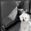 VOSSOT divisorio Auto per canii 115 × 62 cm,Rete per Cani Auto per Cani, Robusto Sedile Posteriore per Auto per Cani con 4 Ganci e 2 Corde Regolabili - Rete divisoria Auto per Cani per SUV, Station Wagon