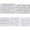UJBVCX 5PCS Epoxy Resin Christmas Silicone Molds, Resin Molds, Making Kit for DIY Personalized Handmade Keychain Jewelry Christmas Crafts