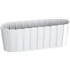 Prosperplast Jardinera per Balcón Bochee Basic 7.9l., Dimensioni (mm) 587x144x130, colore bianco