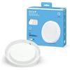 Garza Faretti LED da incasso circolare extra-sottile, 22 cm, 18 W, 4000 K, luce neutra, 2450 lm, 30.000 h, IP20, bianco, risparmio energetico 80%