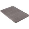 Amazon Basics Tappeto Bagno Antiscivolo in Memory Foam, Tappetino Doccia Ultra Morbido, Assorbente, ad Asciugatura Rapida, Lavabile in Lavatrice, 43x61 cm, Grigio Scuro