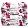 Bernat Alize Blanket - Gomitolo di filato Claret Storm, confezione da 2 pezzi, 180 g, 100% poliestere, # 7 Jumbo, 16 m, per lavori a maglia/uncinetto