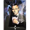 I&S / Les collections rétro I&S/Les collections rétro Targa in metallo goffrato 40 x 30 cm Celebrity Icons Daniel Craig Prodotto con licenza ufficiale e/o design esclusivo, metalizzato