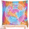 RAJRANG Arazzo mandala appeso a parete 213 x 137 cm per camera da letto e soggiorno Decor Boho Bohemian appeso a parete Arazzi in cotone multicolore