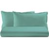 Novia - COLORFUL - Completo Letto Tinta Unita 100% cotone morbido, resistente e duraturo, comfort garantito 1 Piazza, Tiffany