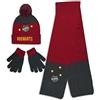 Harry Potter Hogwarts Set Sciarpa + Cappello + Guanti per Bambino (52, Bordeaux)