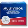 GLANC HEALTH CARE Multivigor Creatina L-Arginina Carnitina 20 Bustine | Magnesio Selenio Vitamine B C E | Energia Muscoli Performance | Senza Glutine Lattosio