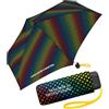 United Colors of Benetton Benetton - Ombrello tascabile Ultra Mini Flat Dots, Dancing Dots, 88 cm