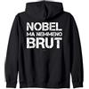 LUMOMIX Felpe Uomo Con Zip E Cappuccio Alcol Nobel Ma Nemmeno Brut Felpa con Cappuccio