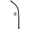 PATIKIL 12 Braccio Flessibile Universale Metallo con Filettatura Femmina 1/4-20 a Maschio Gooseneck, Tubo Estensibile Porta Estensione con Viti Riduttrici per Action Camera, Nero
