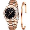CIVO Orologio Donna Impermeabile con Braccialetto: Quadrante Cielo Stellato - Elegante con Cristalli Regalo di Lusso per Lei