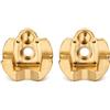 lvifloae 2pcs Brass Peso Pesante Accessorio RC Fit per Assiale Capra1.9 UTB SCX10 III