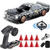 Vefacion Mini RC Drift Car con Gyro 1/43 Scale 2,4GHz 15KM/H Alta Velocità Sport Auto da Corsa 4WD Tabletop Telecomando Auto per Ragazzi Ragazze e Adulti Regalo