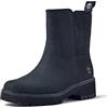Timberland Carnaby Cool Basic Warm Pull On WR, Stivali alla Moda Donna, Jet Black, 42 EU Larga