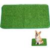 LOLANIUT Lettiera per Cani in Erba Artificiale, 46 x 70 cm, per la Casa, Toilette per Cani, Lavabile, Balcone, Antiscivolo, per Cuccioli, Interni, Balconi, Giardini