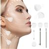 Nexolla 60 Pezzi Adesivi per Il Sollevamento del Viso, V Face Lifting, Nastro Per Il Sollevamento Del Viso, Patch per Il Sollevamento del Viso Invisibile, Strumento per Il Trucco del Viso, Riduce le Rughe
