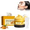 Nexolla Maschera di argilla della vitamina C della curcuma, maschera viso con curcuma vitamina C, maschera di curcuma vitamina C, pulizia profonda maschera viso clay face clean