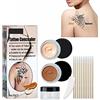 Nexolla 2 Pezzi Correttore per Tatuaggi, Scar Tattoo Correttore, Trucco Corpo Voglia Cicatrice Macchie Copertura Crema, Set di Crema per la Copertura del Trucco dei Punti Nascosti Della Vitiligine