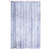 RIDDER Cement - Tenda da Doccia in Poliestere, 180 x 200 cm, Colore: Grigio