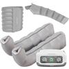 Airecover Pressoterapia per casa - Stivali da massaggio a compressione per gambe e piedi stanchi, 6 telecamere sovrapposte, facili da usare (dispositivo, stivali, fascia e braccio)
